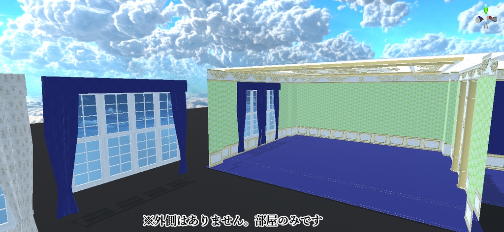 洋風な雰囲気の部屋と高級っぽい家具たち(54点)