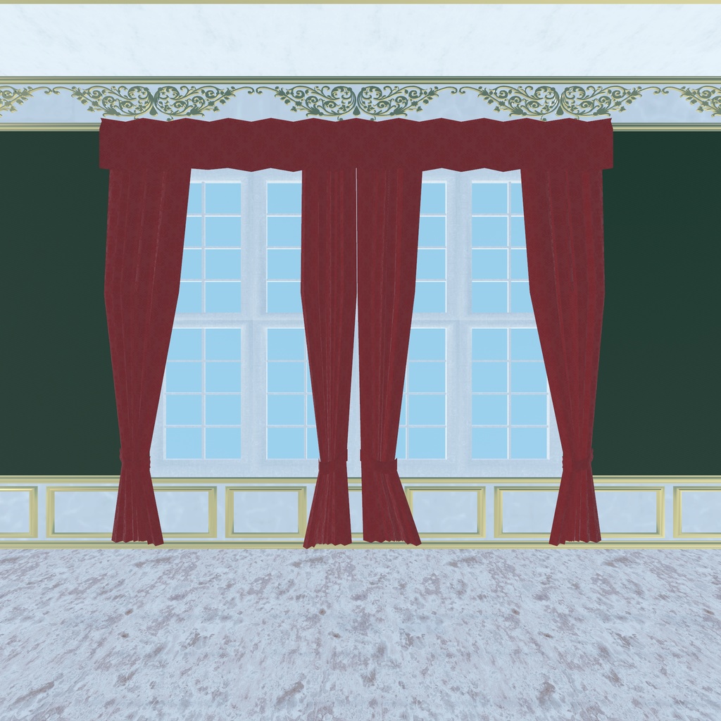 洋風な雰囲気の部屋と高級っぽい家具たち(54点)