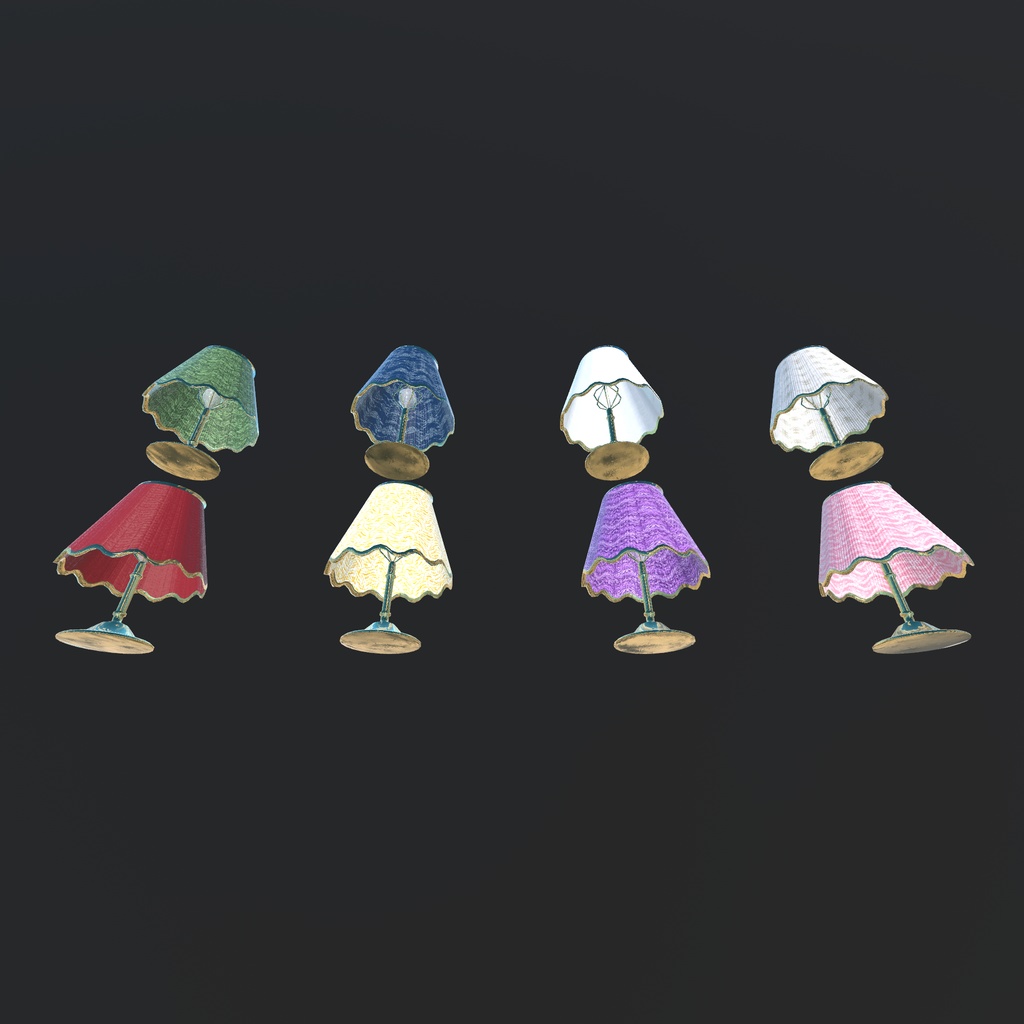 洋風な雰囲気の部屋と高級っぽい家具たち(54点)