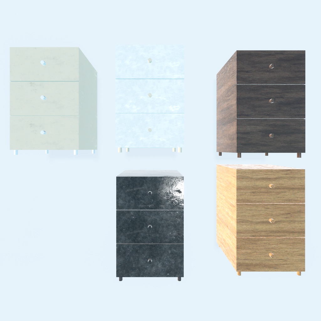 【VRChat想定】グランピング グッズ(123点)