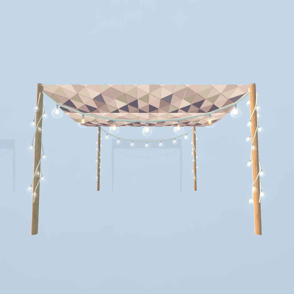 【VRChat想定】グランピング グッズ(123点)