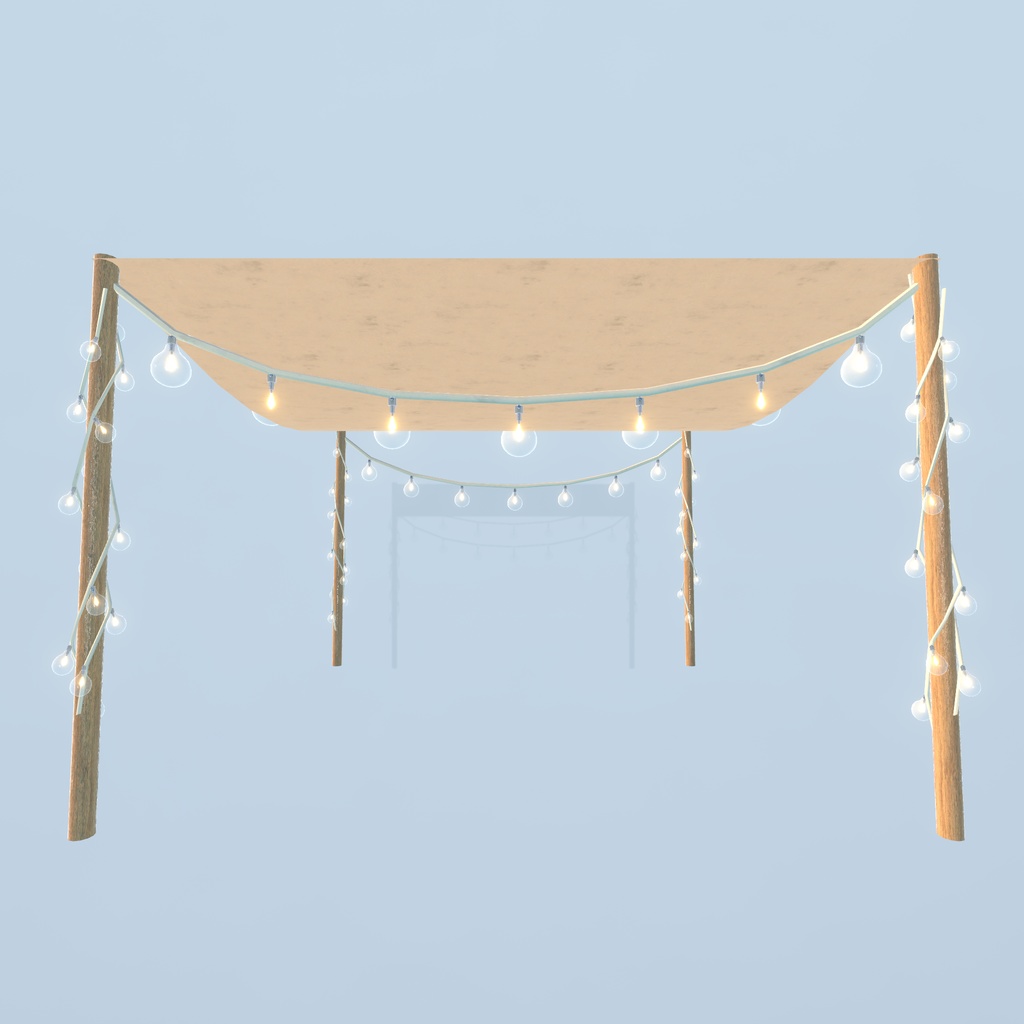 【VRChat想定】グランピング グッズ(123点)