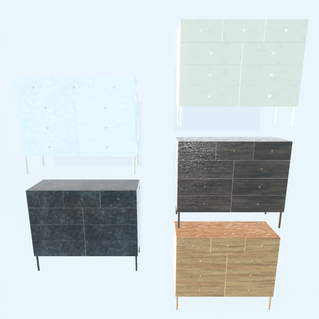 【VRChat想定】グランピング グッズ(123点)