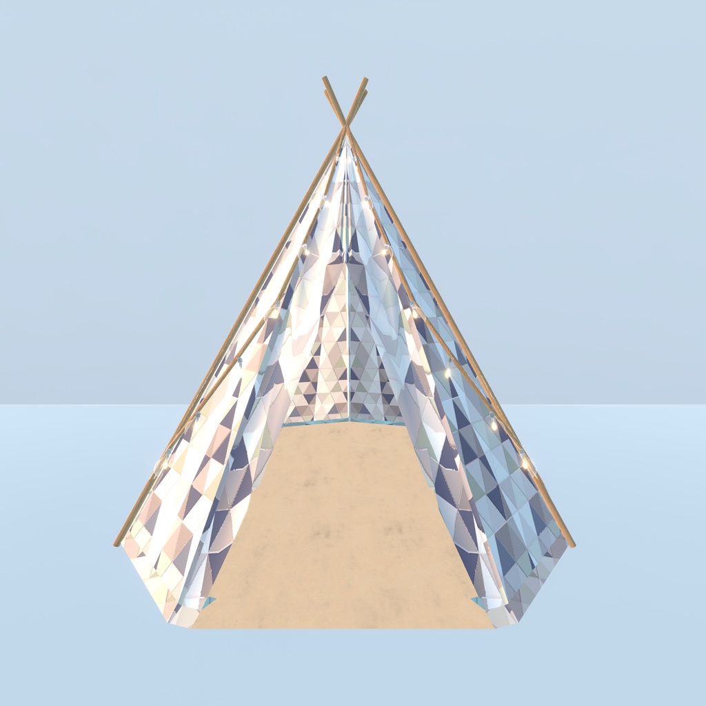 【VRChat想定】グランピング グッズ(123点)