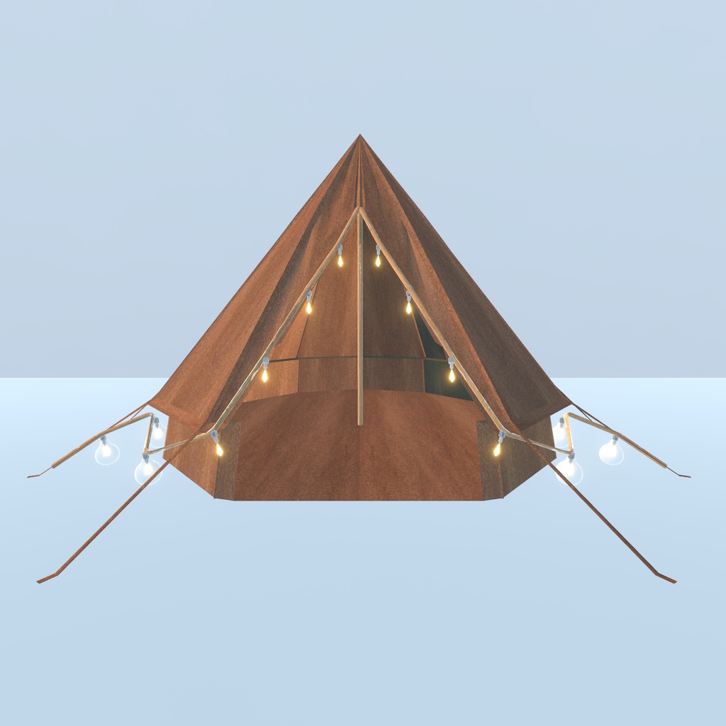 【VRChat想定】グランピング グッズ(123点)