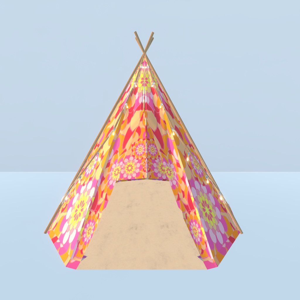 【VRChat想定】グランピング グッズ(123点)