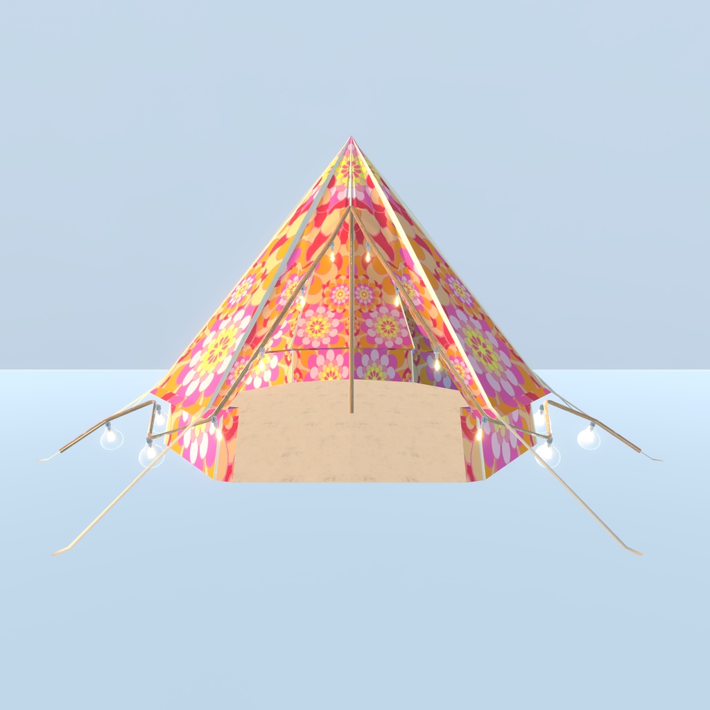 【VRChat想定】グランピング グッズ(123点)