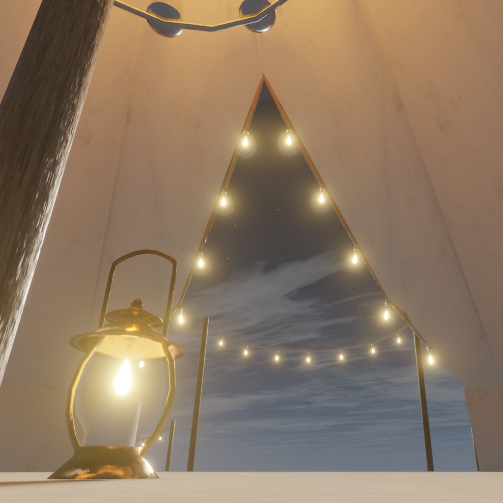 【VRChat想定】グランピング グッズ(123点)