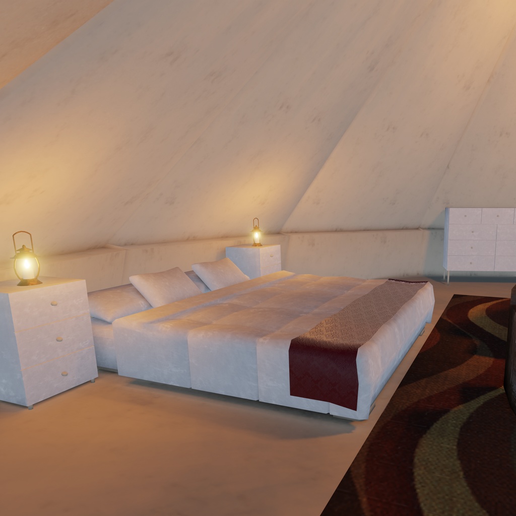 【VRChat想定】グランピング グッズ(123点)