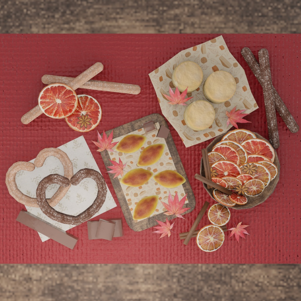 目で食べる 食欲の秋セット(54点)