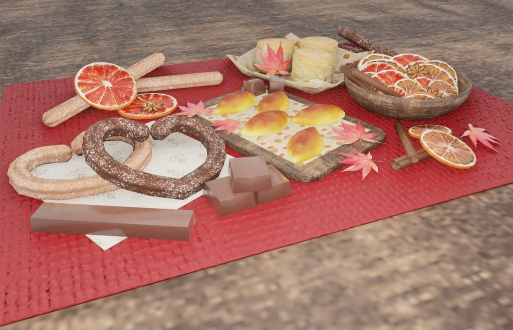 目で食べる 食欲の秋セット(54点)