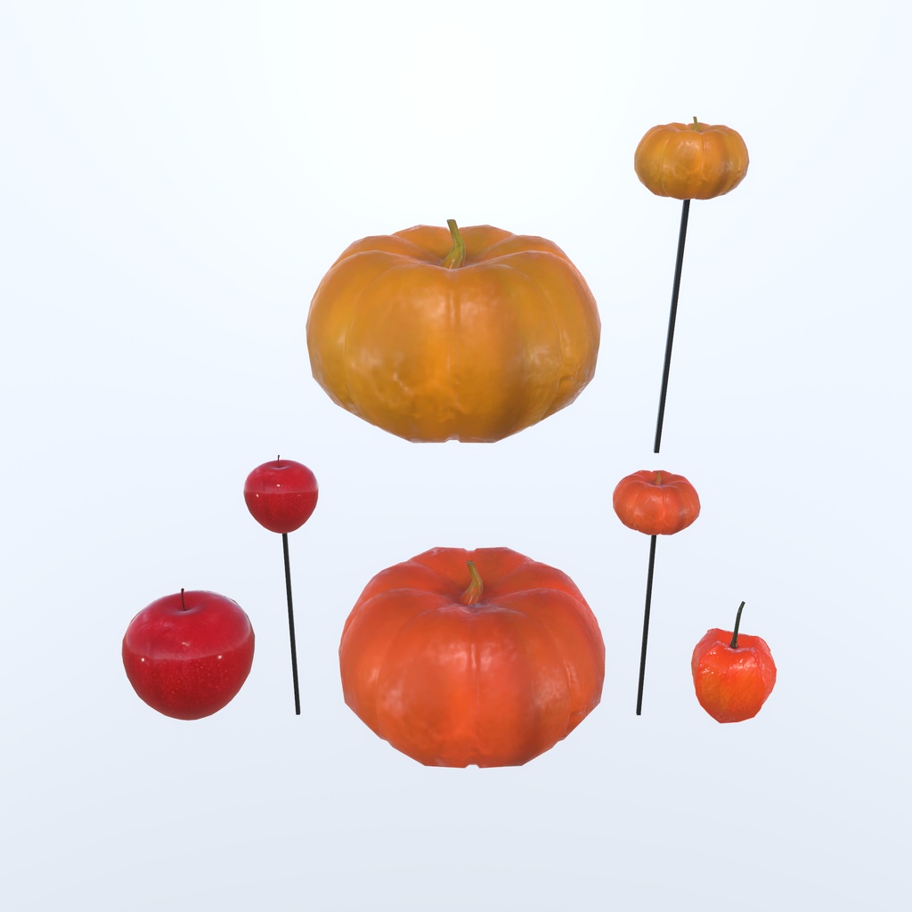 ハロウィンちっくな花かざり(43点)