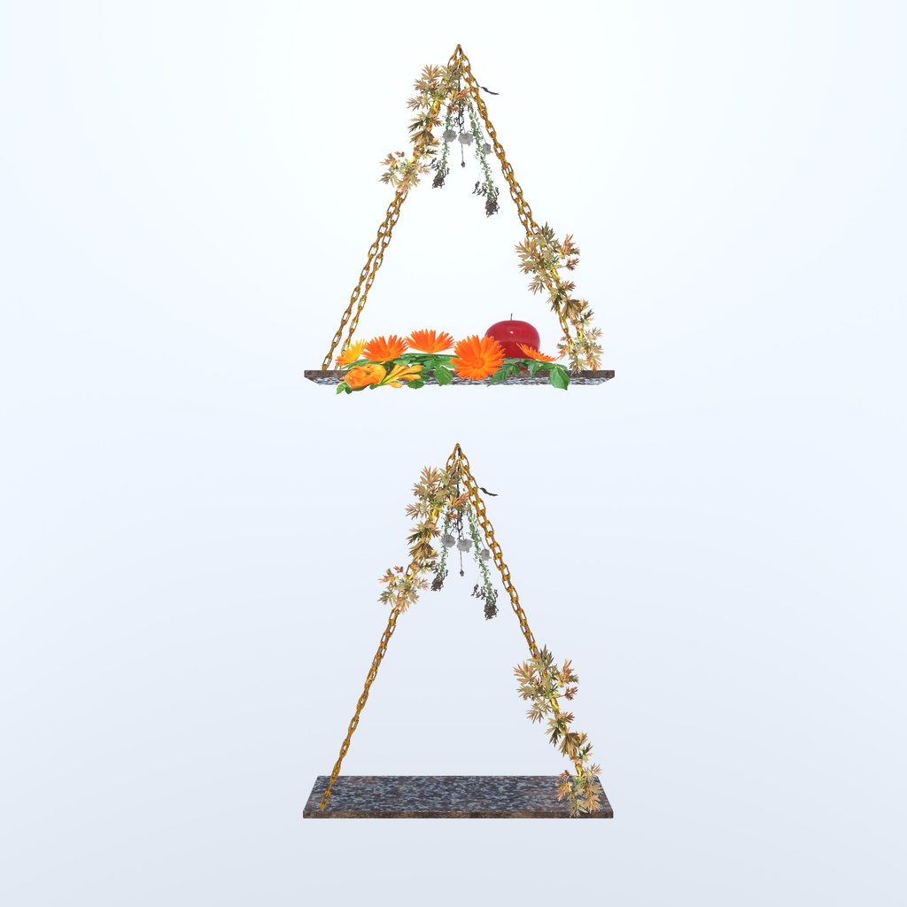 ハロウィンちっくな花かざり(43点)