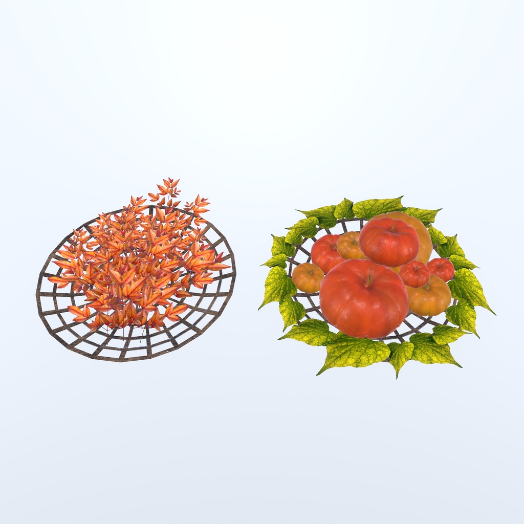 ハロウィンちっくな花かざり(43点)