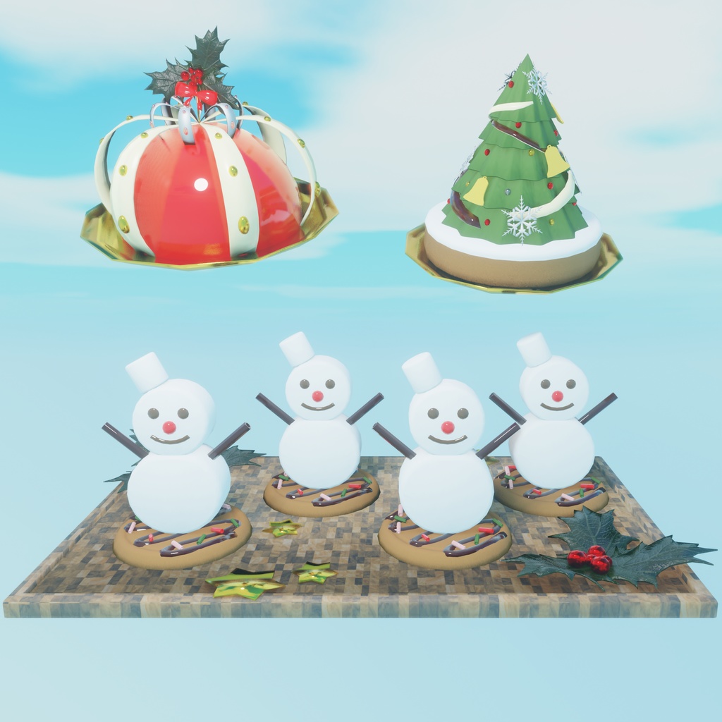 クリスマス部屋飾り(185点)