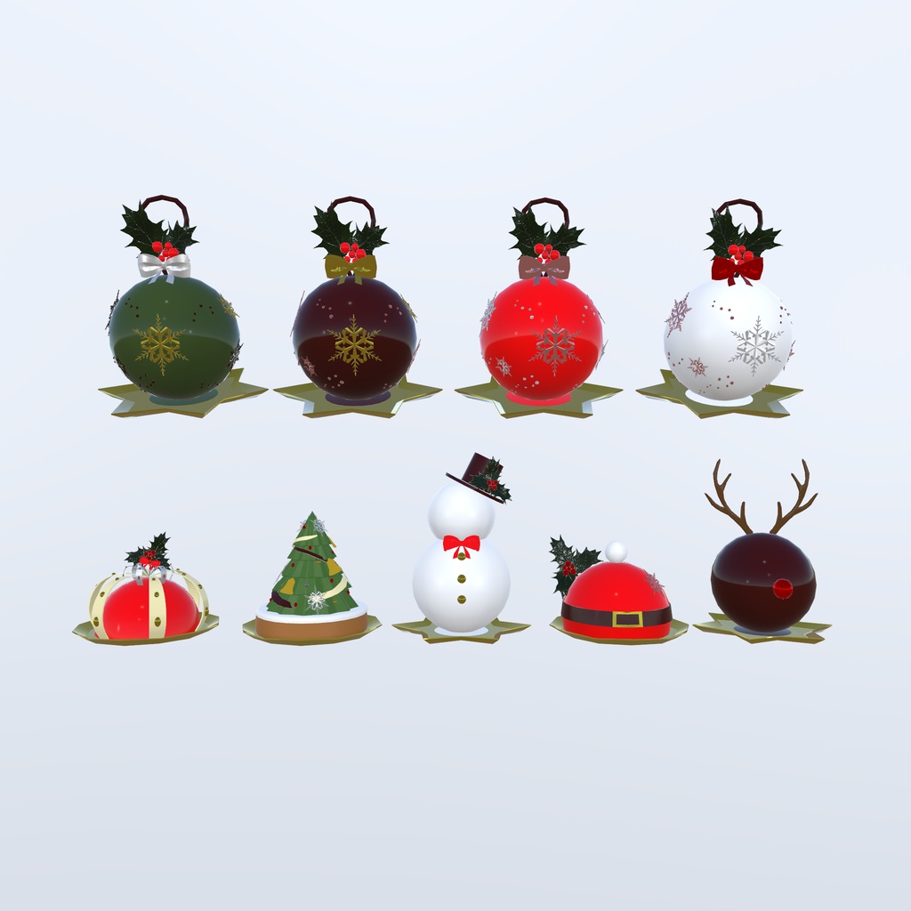 クリスマス部屋飾り(185点)