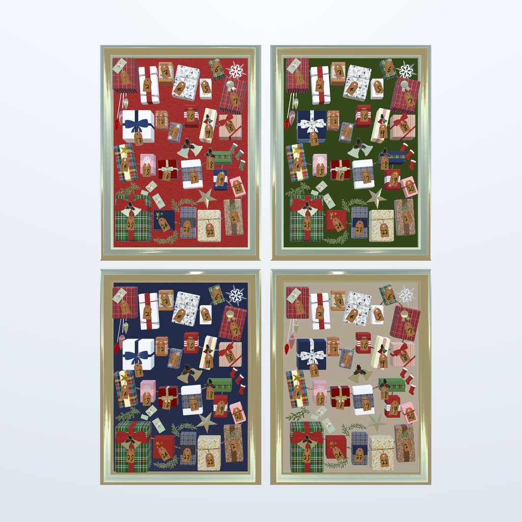 クリスマス部屋飾り(185点)