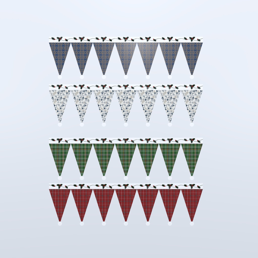 クリスマス部屋飾り(185点)