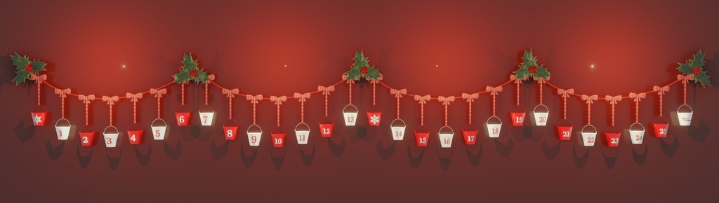 クリスマス部屋飾り(185点)