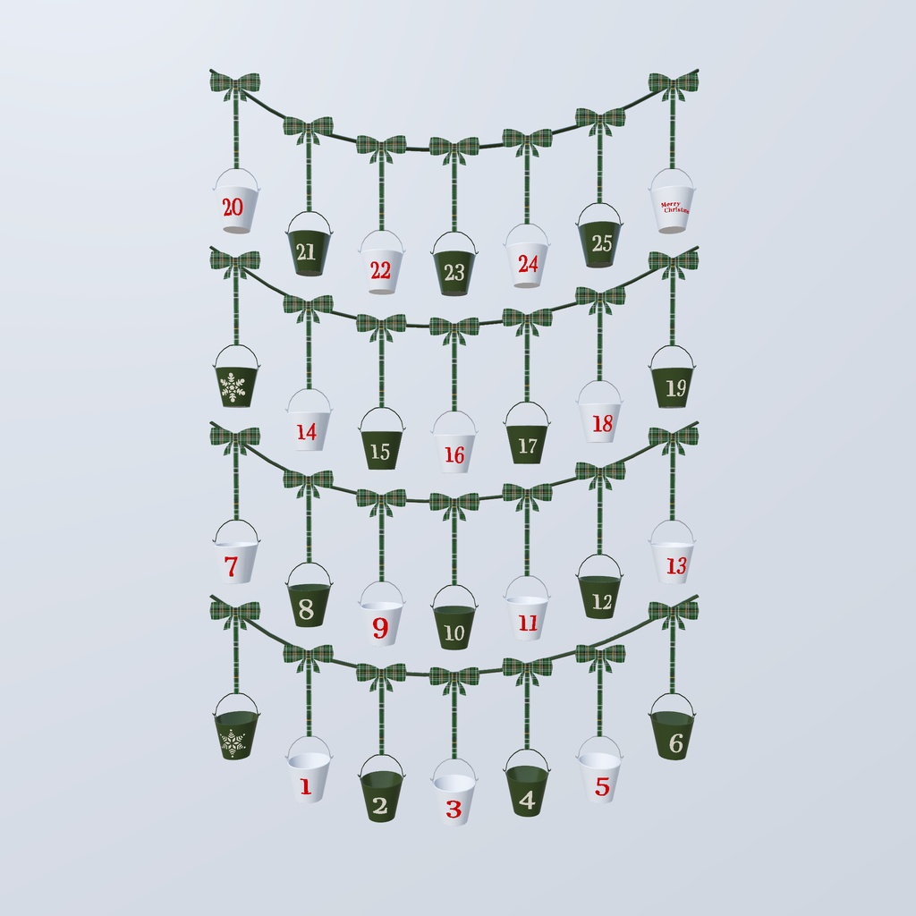 クリスマス部屋飾り(185点)