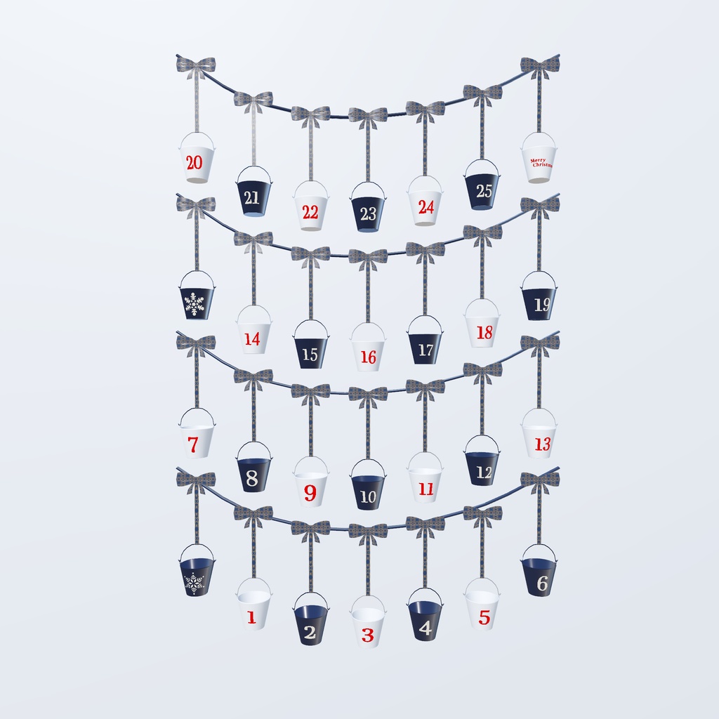 クリスマス部屋飾り(185点)