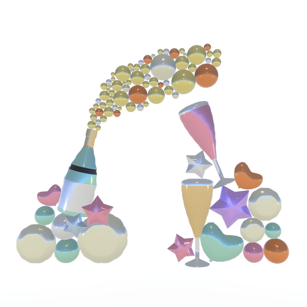 【VRChat想定】ひとりぼっち誕生日会(181点)