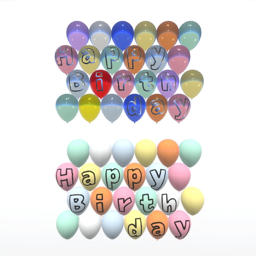 【VRChat想定】ひとりぼっち誕生日会(181点)