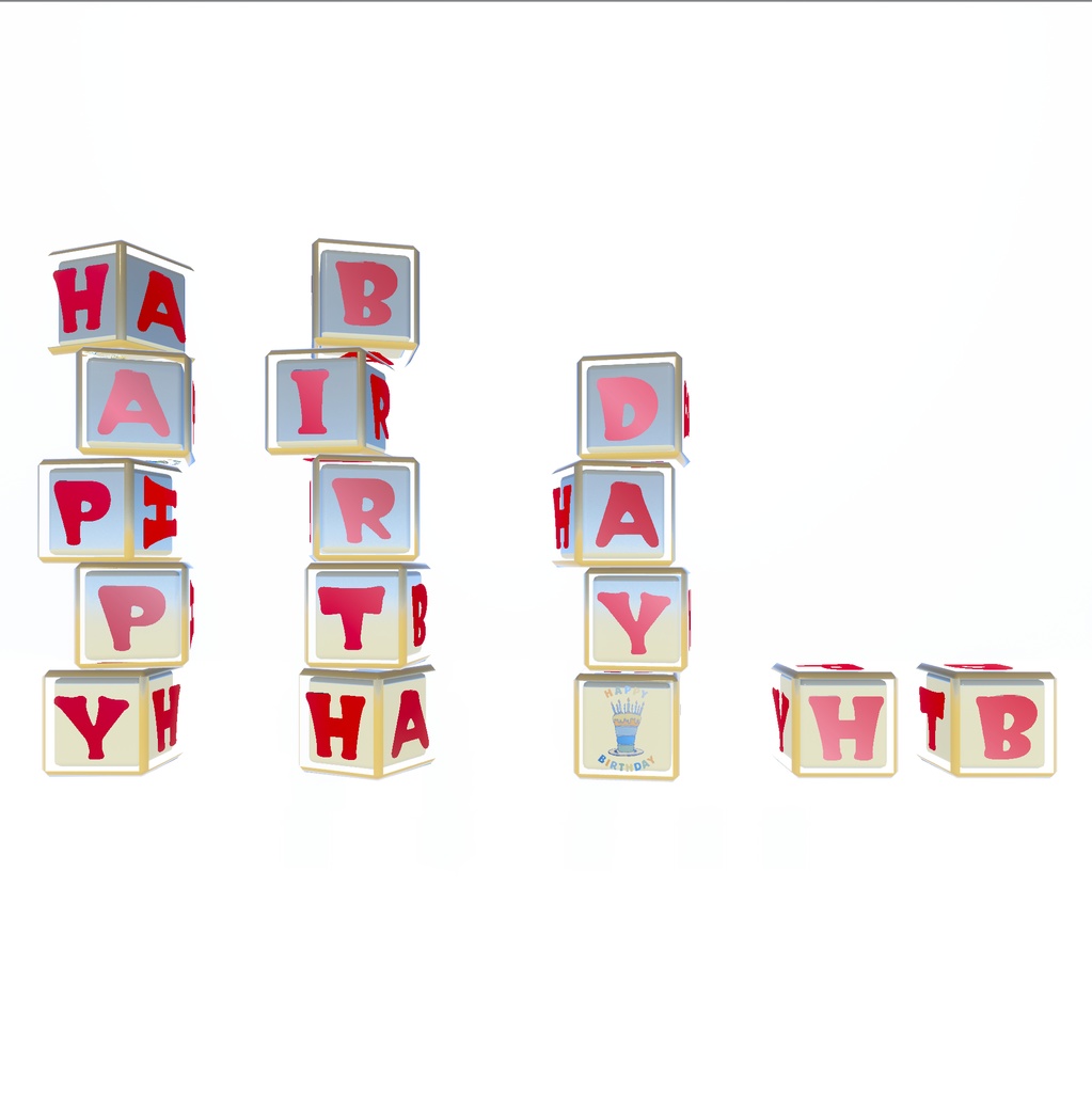 【VRChat想定】ひとりぼっち誕生日会(181点)