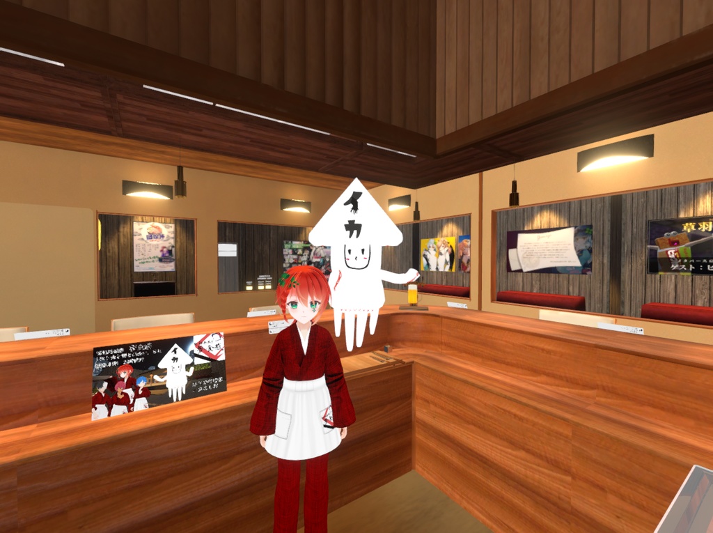 語部居酒屋「夢食感」記念のイカ焼き(無料配布)