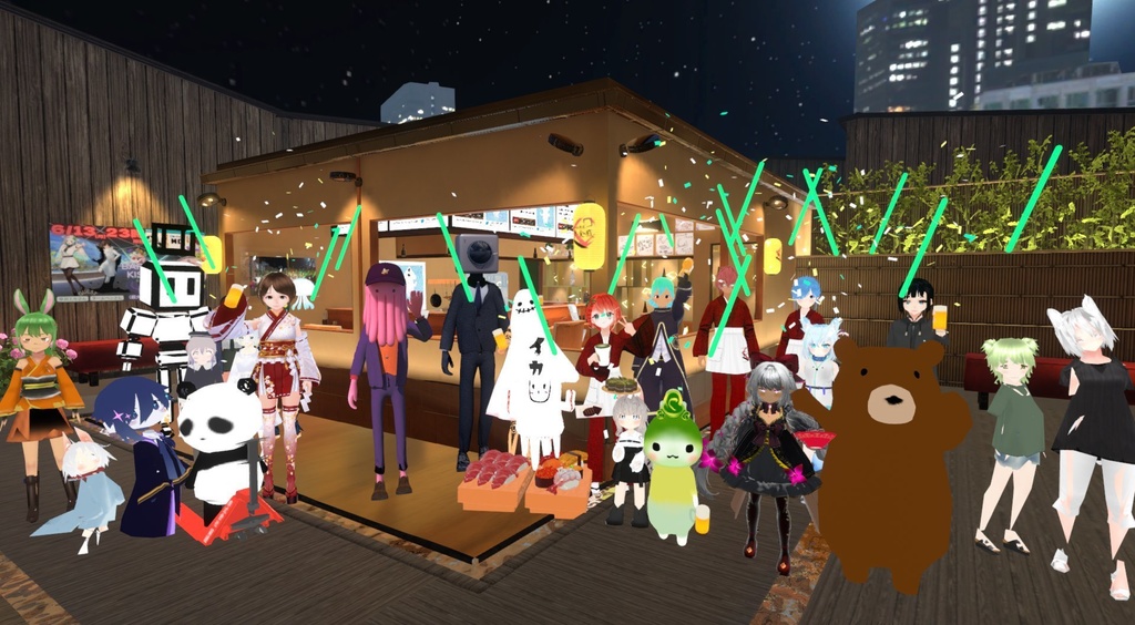 語部居酒屋「夢食感」記念のイカ焼き(無料配布)