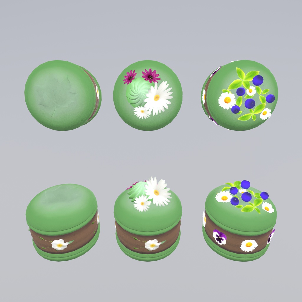 植物系マカロン(12点)