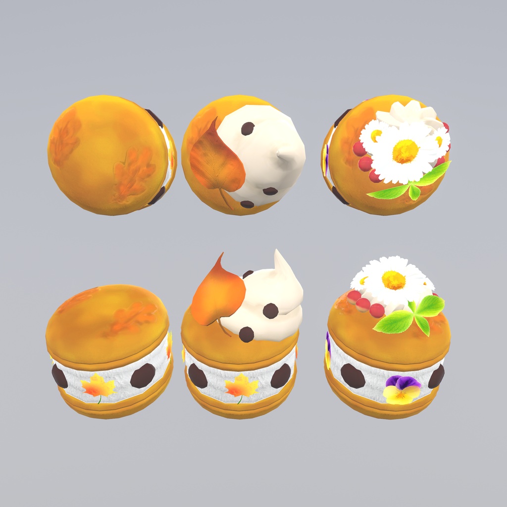 植物系マカロン(12点)