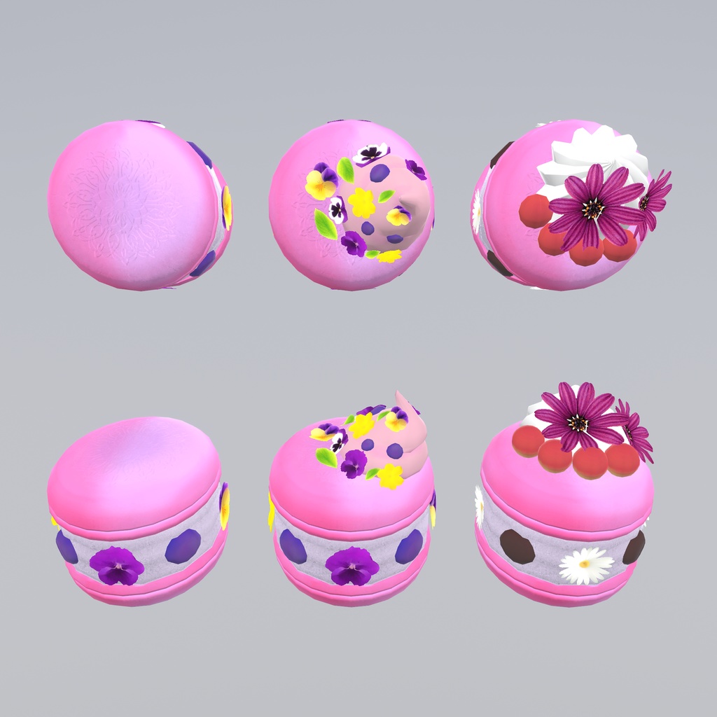 植物系マカロン(12点)