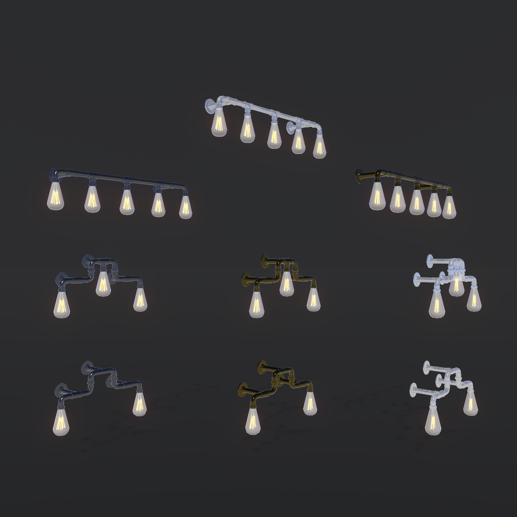 キッチンを作る予定が、気づいたら庭まで作っていたセット(多分530点)