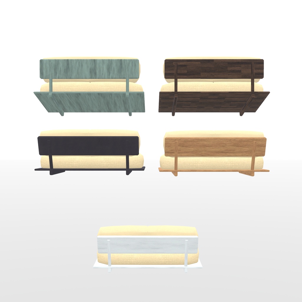 キッチンを作る予定が、気づいたら庭まで作っていたセット(多分530点)