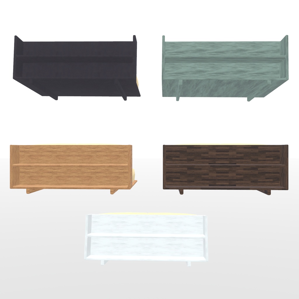 キッチンを作る予定が、気づいたら庭まで作っていたセット(多分530点)