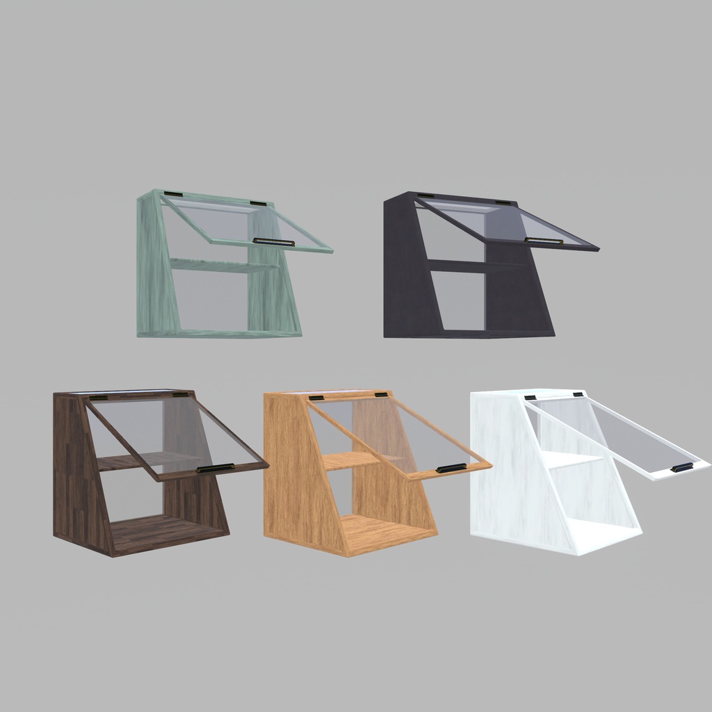 キッチンを作る予定が、気づいたら庭まで作っていたセット(多分530点)