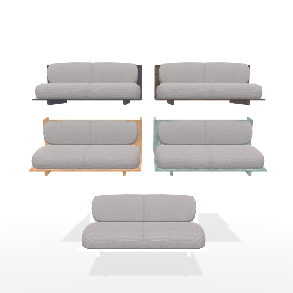 キッチンを作る予定が、気づいたら庭まで作っていたセット(多分530点)