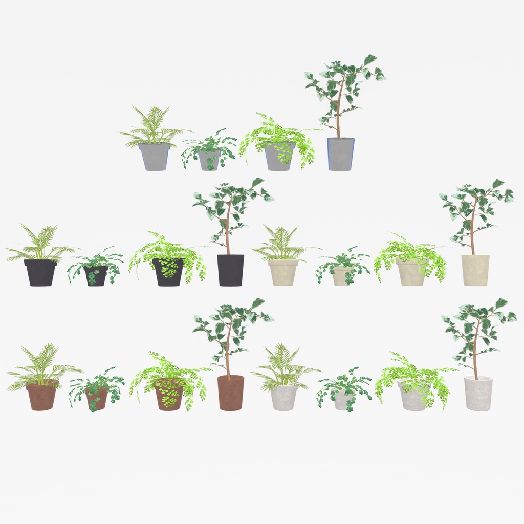 キッチンを作る予定が、気づいたら庭まで作っていたセット(多分530点)