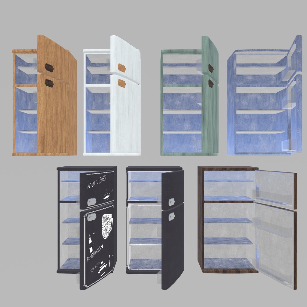 キッチンを作る予定が、気づいたら庭まで作っていたセット(多分530点)