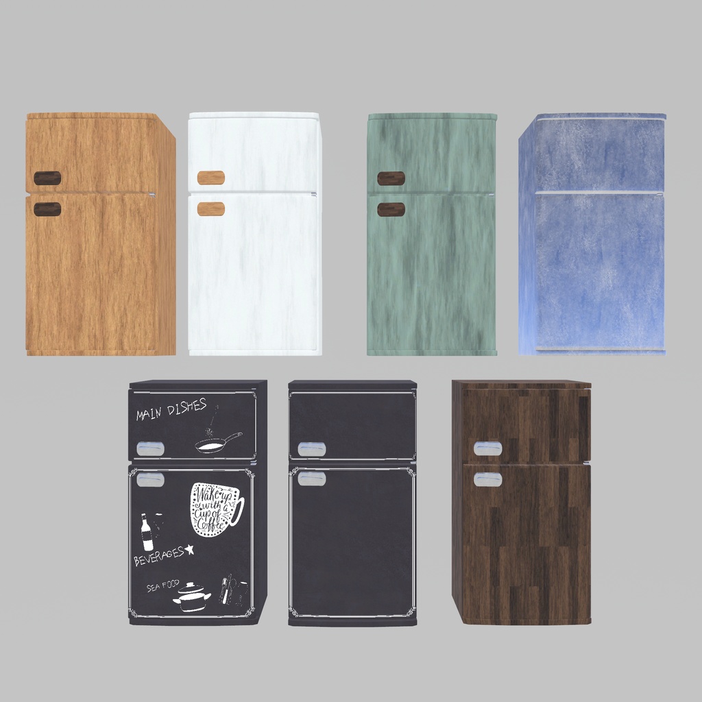 キッチンを作る予定が、気づいたら庭まで作っていたセット(多分530点)