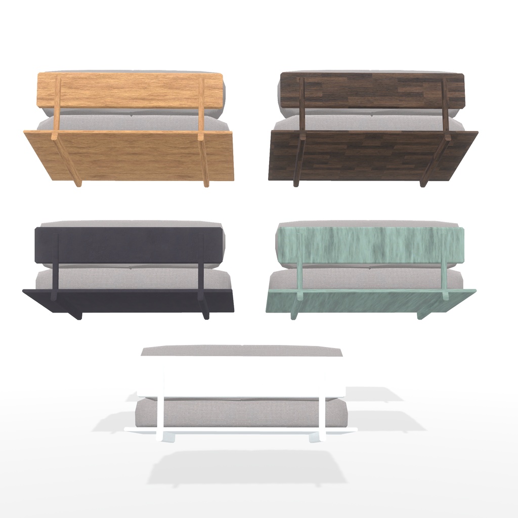 キッチンを作る予定が、気づいたら庭まで作っていたセット(多分530点)