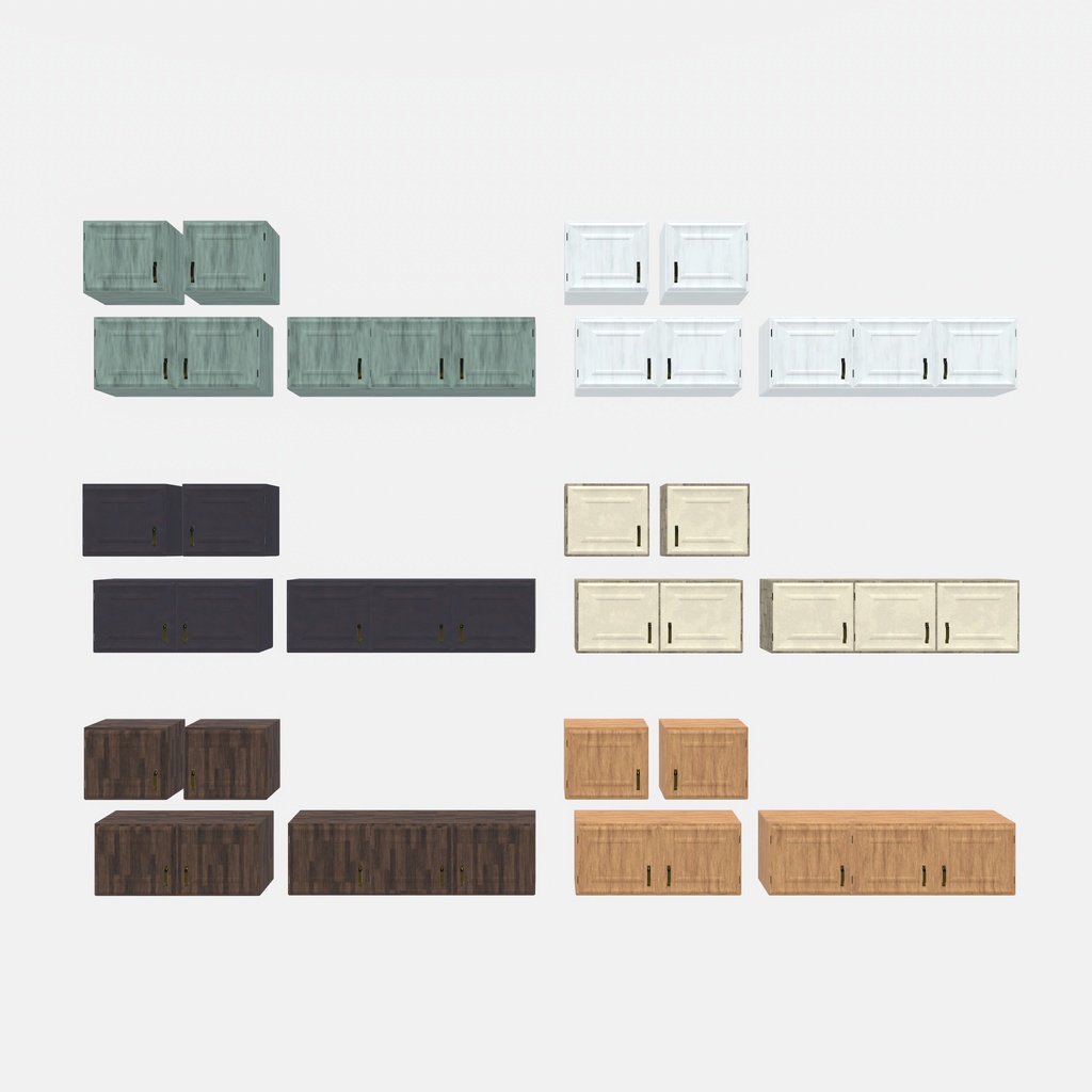 キッチンを作る予定が、気づいたら庭まで作っていたセット(多分530点)