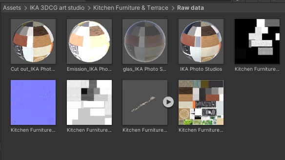 キッチンを作る予定が、気づいたら庭まで作っていたセット(多分530点)