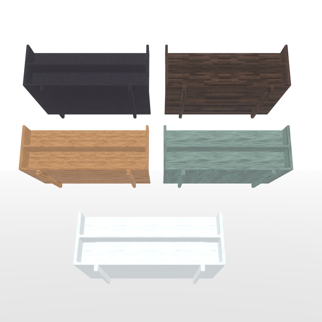 キッチンを作る予定が、気づいたら庭まで作っていたセット(多分530点)