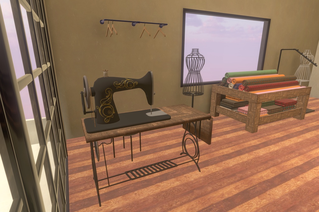 【VRChat想定】ブティック開店前セット(185点)