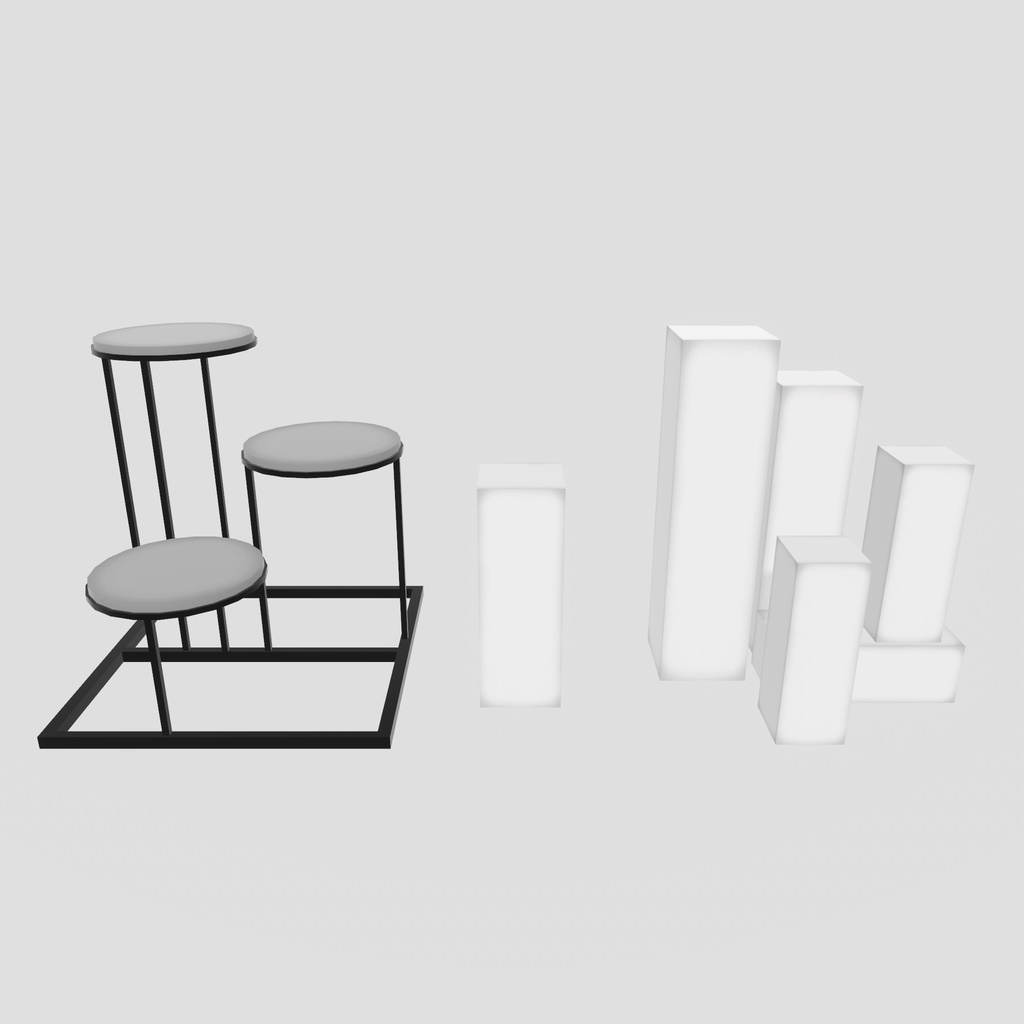 【VRChat想定】ブティック開店前セット(185点)