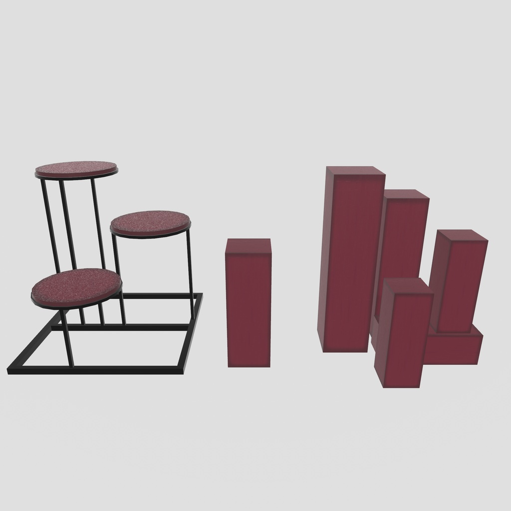 【VRChat想定】ブティック開店前セット(185点)