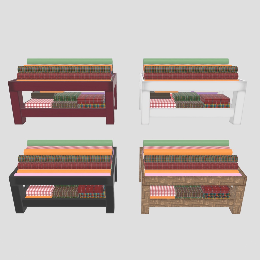 【VRChat想定】ブティック開店前セット(185点)