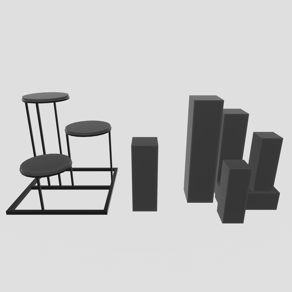 【VRChat想定】ブティック開店前セット(185点)